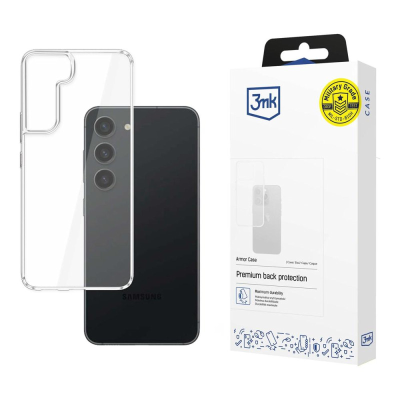 3mk Armor Case Samsung Galaxy S23+ - skaidrus