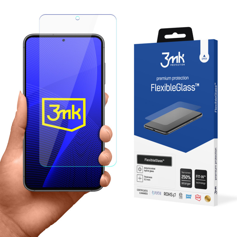 3mk FlexibleGlass™ hibridinis stiklas, skirtas Samsung Galaxy S23+