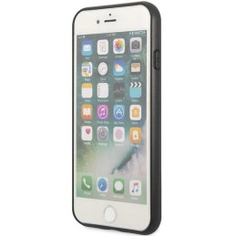 Guess 4G didelis metalinis logotipo dėklas, skirtas iPhone 7 / 8 / SE 2020 / SE 2022 – pilka