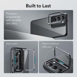 ESR Classic Kickstand dėklas, skirtas Samsung Galaxy S23+ - skaidrus ir juodas