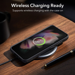 ESR Classic Kickstand dėklas, skirtas Samsung Galaxy S23+ - skaidrus ir juodas