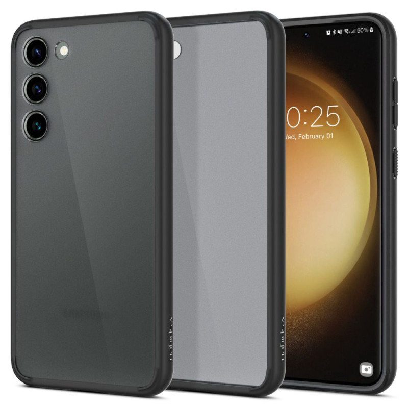 Spigen Ultra Hybrid dėklas, skirtas Samsung Galaxy S23 - matinė juoda