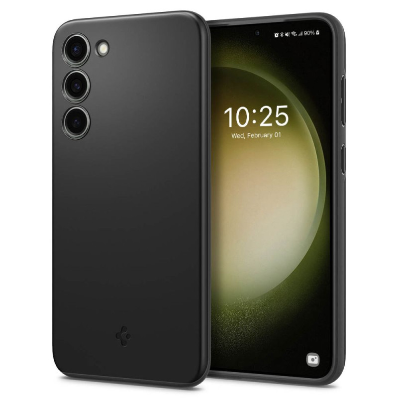 Spigen Thin Fit dėklas Samsung Galaxy S23 - juodas