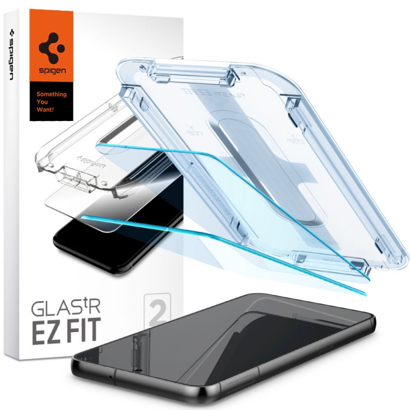 Spigen Glas.tR EZ Fit grūdintas stiklas Samsung Galaxy S23 - 2 vnt.