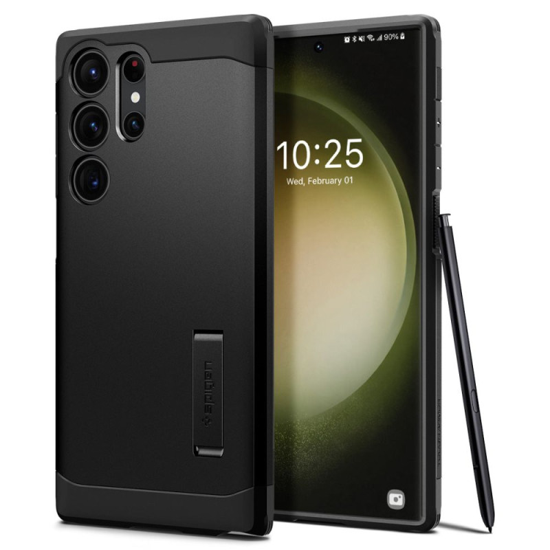 Spigen Tough Armor dėklas Samsung Galaxy S23 Ultra - juodas