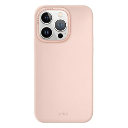 UNIQ Lino Hue Magclick įkrovimo dėklas, skirtas iPhone 14 Pro - rožinis