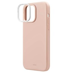 UNIQ Lino Hue Magclick įkrovimo dėklas, skirtas iPhone 14 Pro Max - rožinis