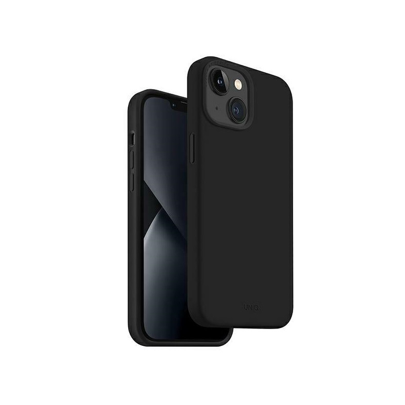 Uniq Lino dėklas iPhone 14 Plus - juodas