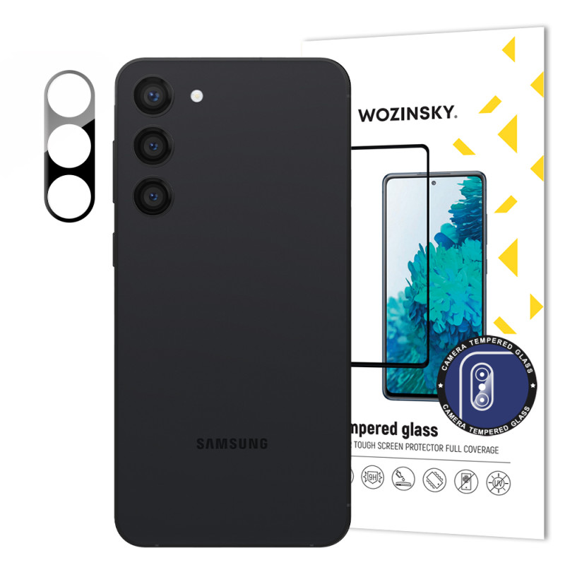 Wozinsky Full Camera Glass grūdintas stiklas, skirtas Samsung Galaxy S23 9H kamerai