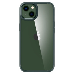 Spigen Ultra Hybrid dėklas iPhone 13 - tamsiai žalias