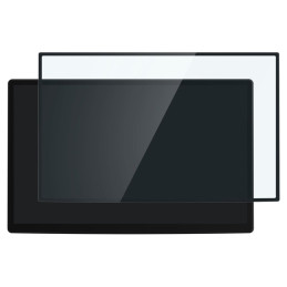 „Spigen Glas.tR EZ Fit“ grūdintas stiklas, skirtas „Tesla Model X 2022“ / „Model S 2021“ – juodas