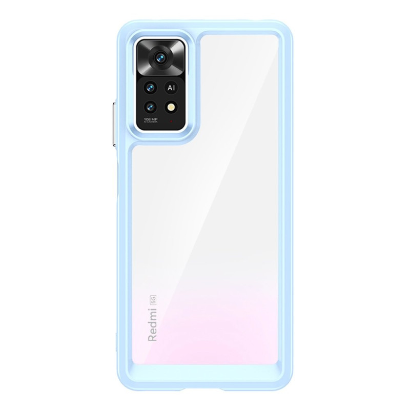 Outer Space Case Xiaomi Poco X5 5G / Redmi Note 12 5G dangtelis su lanksčiu rėmeliu mėlynu
