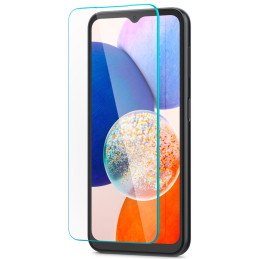 Spigen Glas.tR Plonas grūdintas stiklas, skirtas Samsung Galaxy A14 4G / 5G - 2 vnt.