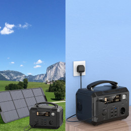 Choetech nešiojama maitinimo bloko stotis 484Wh 500W juoda (BS004)