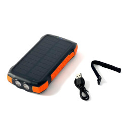 Choetech B657 saulės indukcinis maitinimo blokas 20000mAh PD 20W / QC 18W / Qi 10W - oranžinė