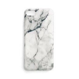 Wozinsky Marble gelio dėklo marmurinis dangtelis Samsung Galaxy A02s EU baltas