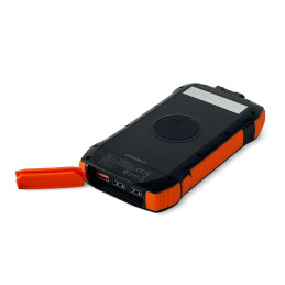 Choetech B657 saulės indukcinis maitinimo blokas 20000mAh PD 20W / QC 18W / Qi 10W - oranžinė