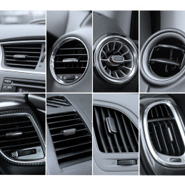 Choetech automobilio oro ventiliacijos laikiklio spaustukas telefono laikiklis juodas (H066)