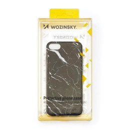 Wozinsky Marble gelio dėklo marmurinis dangtelis, skirtas Samsung Galaxy A42 5G juodas