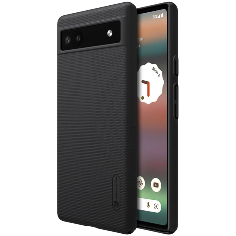 Nillkin Super Frosted Shield dėklas, skirtas Google Pixel 6a telefono dangteliui juodas