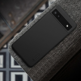 Nillkin Super Frosted Shield dėklas, skirtas Google Pixel 6a telefono dangteliui juodas