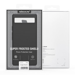 Nillkin Super Frosted Shield dėklas, skirtas Google Pixel 6a telefono dangteliui juodas