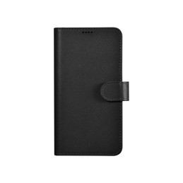 iCarer Wallet Case dėklas, skirtas Samsung Galaxy S23+ odinis piniginės dangtelis juodas