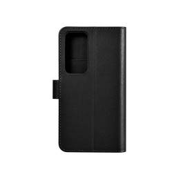 iCarer Wallet Case dėklas, skirtas Samsung Galaxy S23+ odinis piniginės dangtelis juodas
