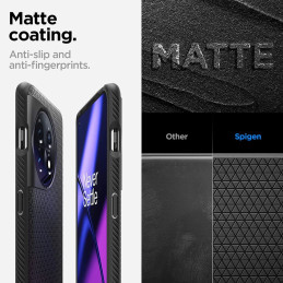Spigen Liquid Air dėklas, skirtas OnePlus 11 5G - matinė juoda
