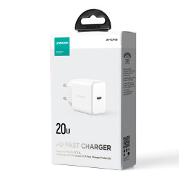 USB C 20W PD Joyroom JR-TCF06 įkroviklis - baltas