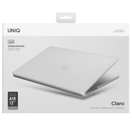 Uniq Claro dėklas skirtas MacBook Air 13 (2022) - skaidrus