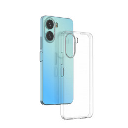 Itin skaidrus 0,5 mm dėklas, skirtas Vivo Y16 / Vivo Y02s plonu dangteliu, skaidrus