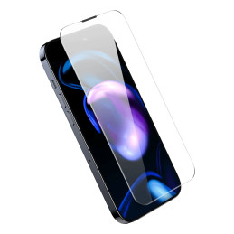 Baseus viso ekrano grūdintas stiklas, skirtas iPhone 14 Pro su 0,4 mm garsiakalbio dangteliu + montavimo komplektas