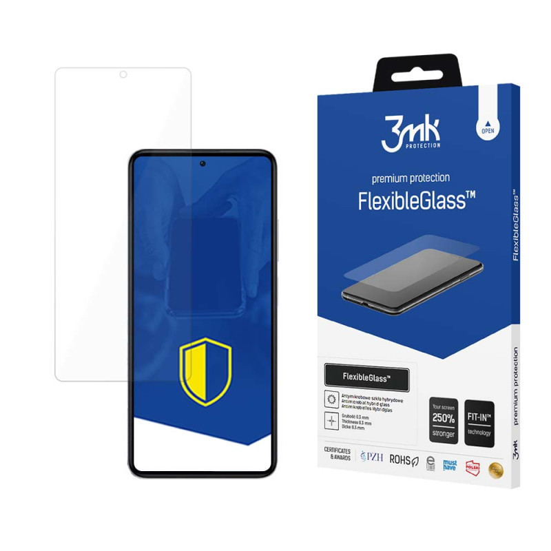 3mk FlexibleGlass™ hibridinis stiklas ant Xiaomi Poco X4 GT 5G