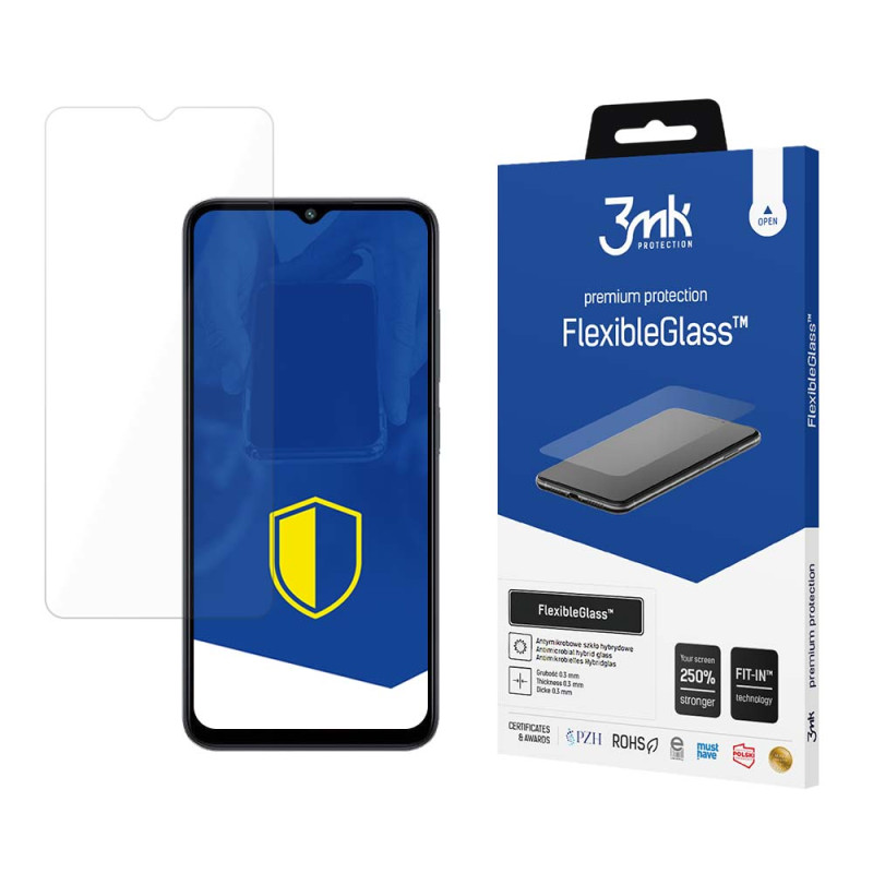 3mk FlexibleGlass™ hibridinis stiklas ant Xiaomi Poco M5