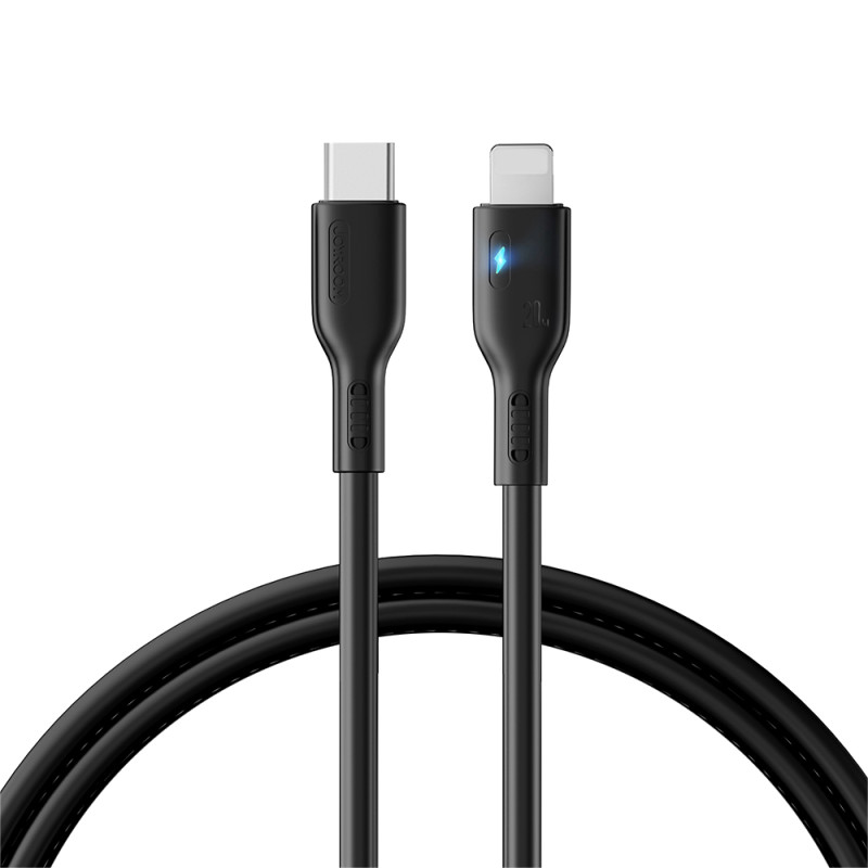 Joyroom Premium Series A13 Lightning / USB-C laidas 20W 1,2m - juodas