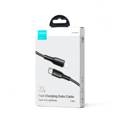 Joyroom Premium Series A13 Lightning / USB-C laidas 20W 1,2m - juodas