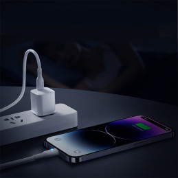 Joyroom Premium Series A13 Lightning / USB-C 20W 2m laidas - baltas
