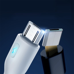 Joyroom Premium Series A13 USB-A / micro USB 2.4A laidas 2m - baltas