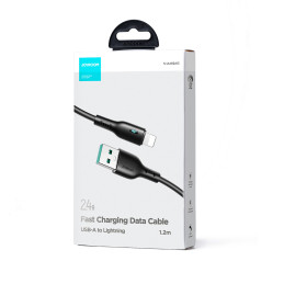 Joyroom Premium Series A13 USB-A / Lightning 2.4A 1.2m laidas – juodas