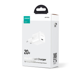 USB C 20W PD Joyroom JR-TCF02 mini įkroviklis - baltas