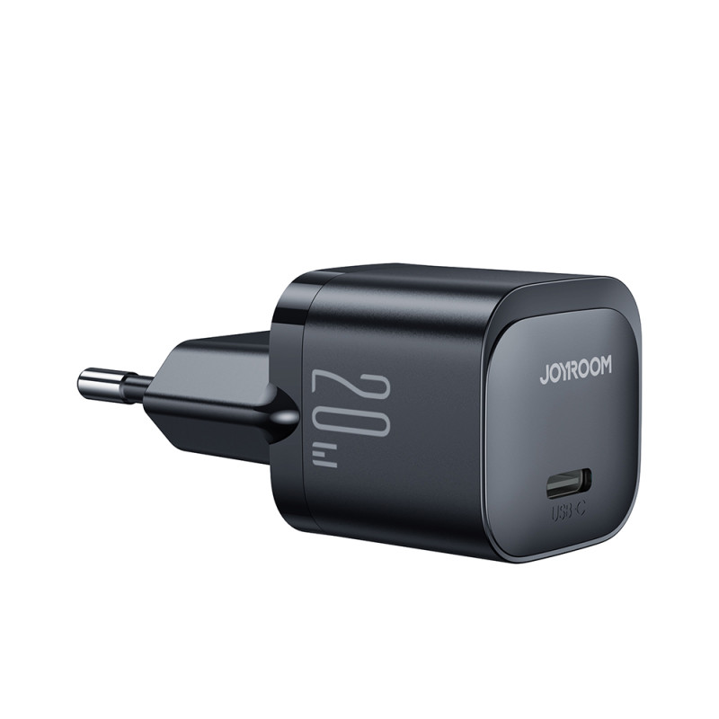 Mini USB C 20W PD Joyroom JR-TCF02 įkroviklis - juodas