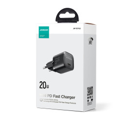 Mini USB C 20W PD Joyroom JR-TCF02 įkroviklis - juodas
