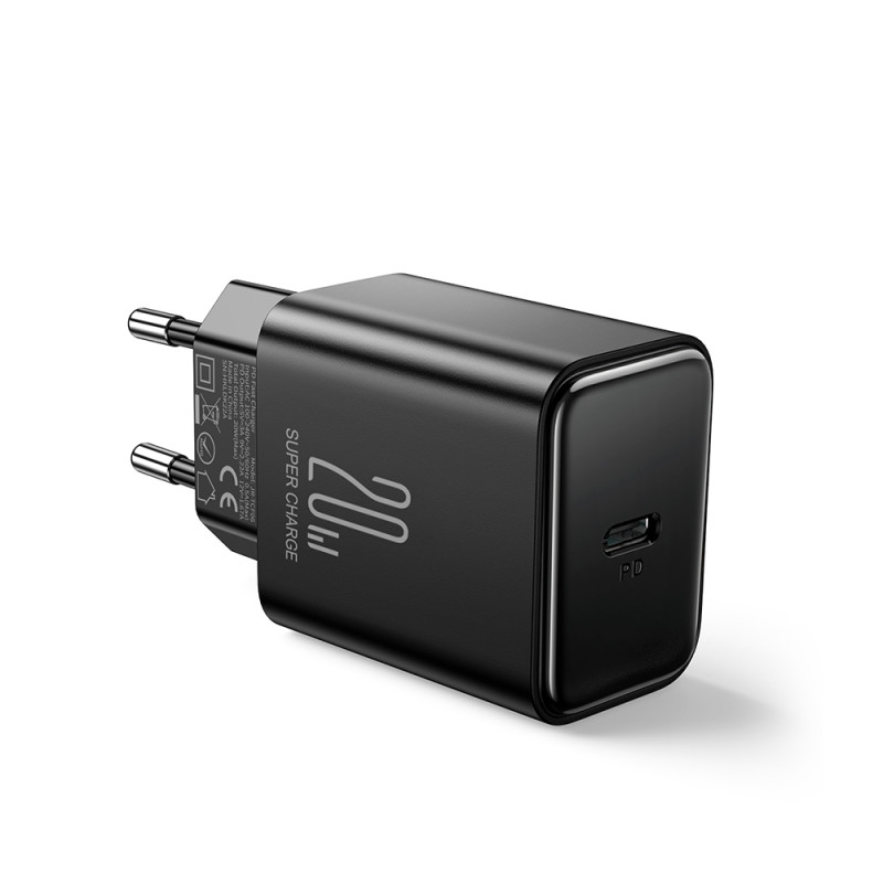 USB C 20W PD Joyroom JR-TCF06 įkroviklis - juodas