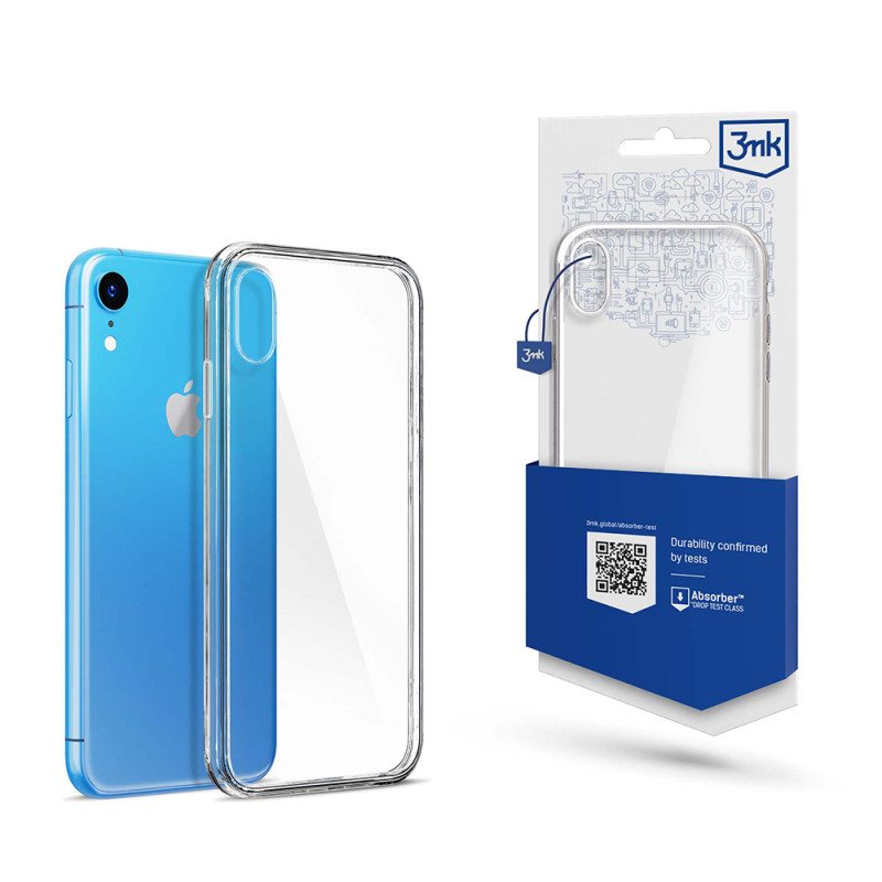 3mk skaidrus dėklas iPhone Xr - skaidrus