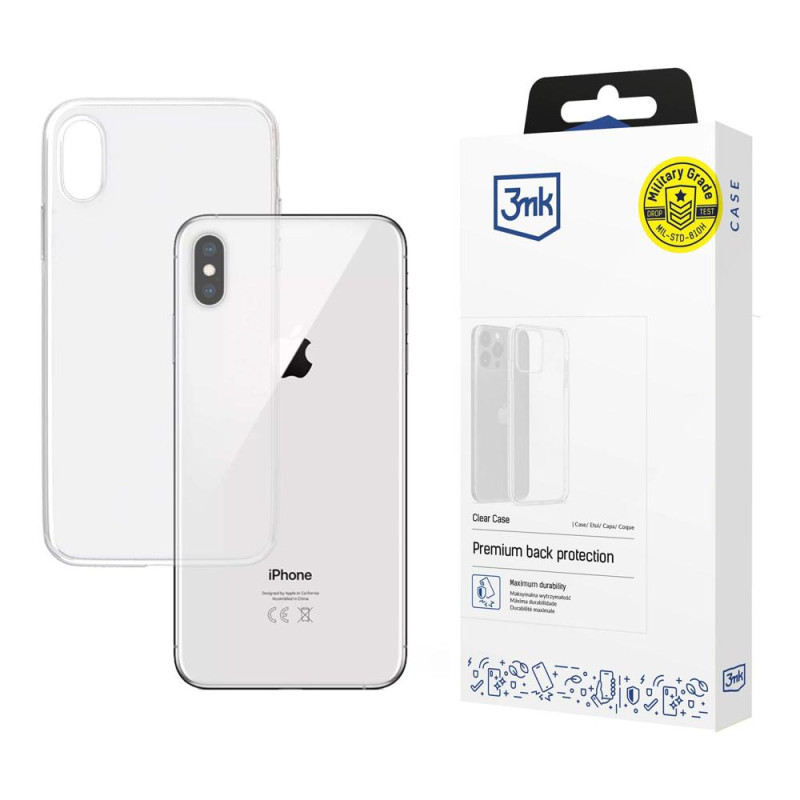 3mk skaidrus dėklas, skirtas iPhone Xs Max – skaidrus