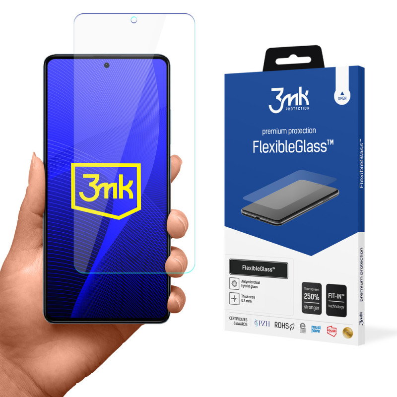 3mk FlexibleGlass™ hibridinis stiklas ant Redmi Note 12 5G