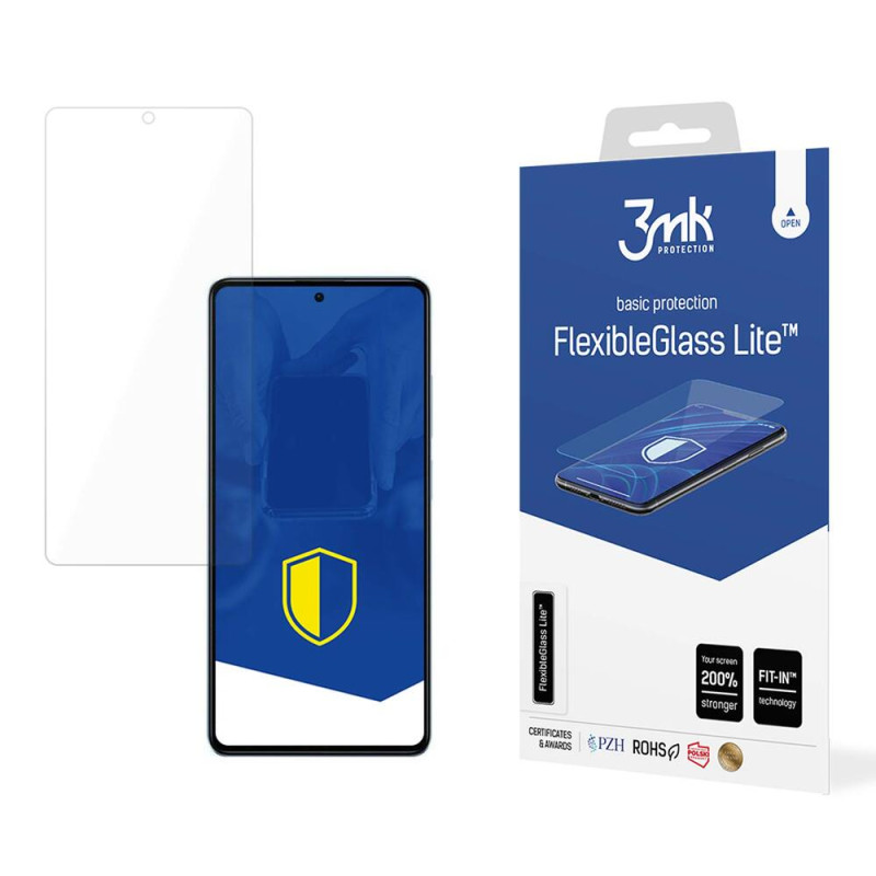 3mk FlexibleGlass Lite™ hibridinis stiklas su Redmi Note 12 Pro