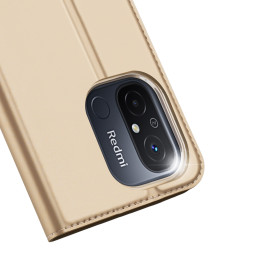 „Dux Ducis Skin Pro“ dėklas, skirtas „Xiaomi Redmi 11A“ / „Poco C55“ / „Redmi 12C“ atverčiamas dangtelis kortelės pinigi...