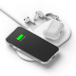 Ringke Fusion Design šarvuotas dėklo dangtelis su gelio rėmeliu iPhone 12 mini rožinė-žalia (GNAP0020)